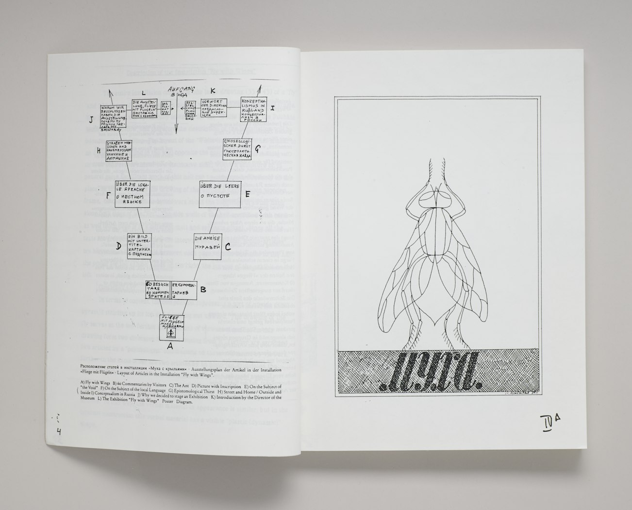 Mukha s kryl iami / Ilia Kabakov = Fliege mit Flugeln = The Fly With the Wings: Installation, Kunstverein Hannover
