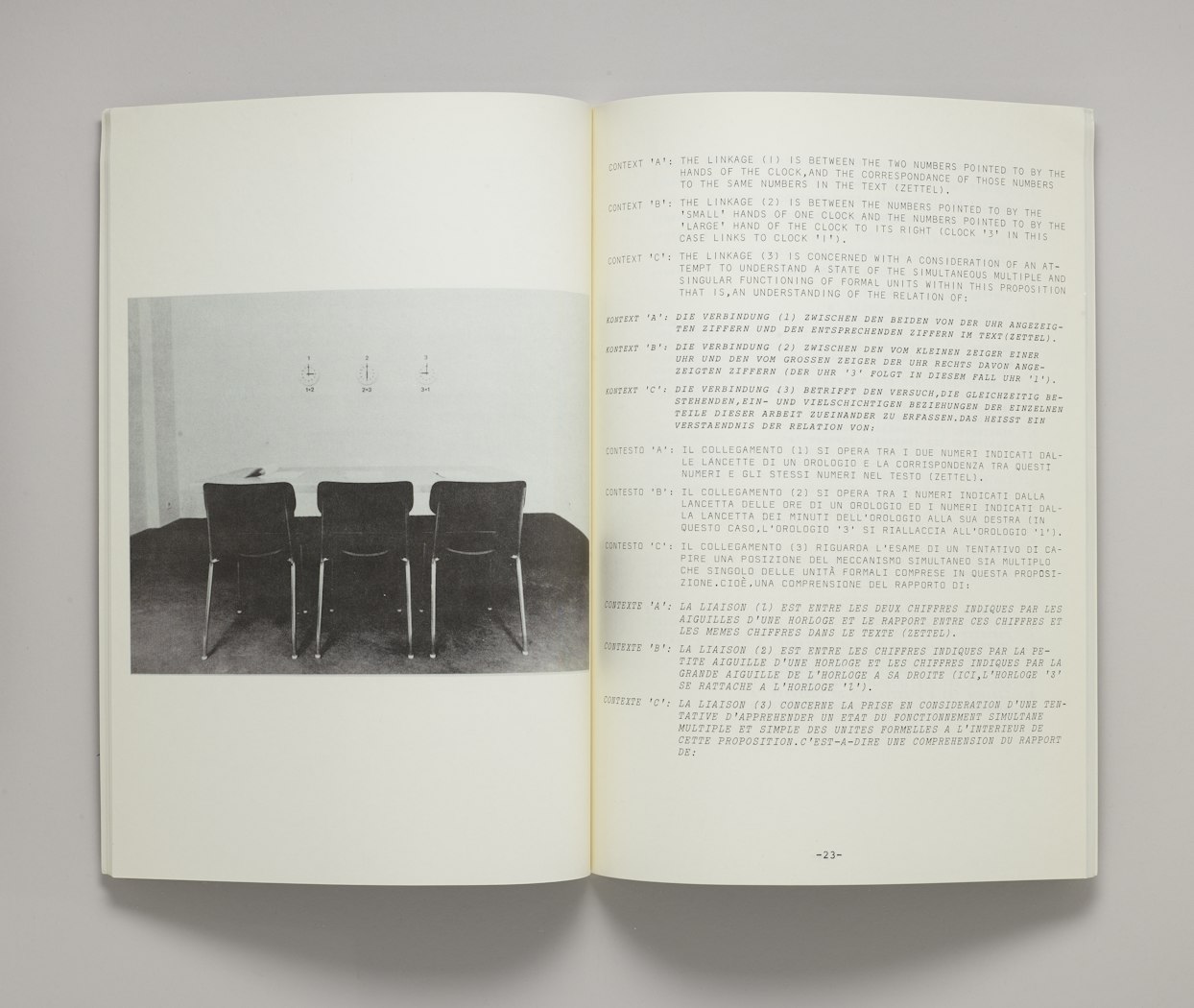 Joseph Kosuth: Art Investigations & 'Problematics' Since 1965