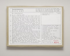 Transcendental mail art: an anthology of 13 little art works made by order of the Secret Society of Diligent Mail Artists.