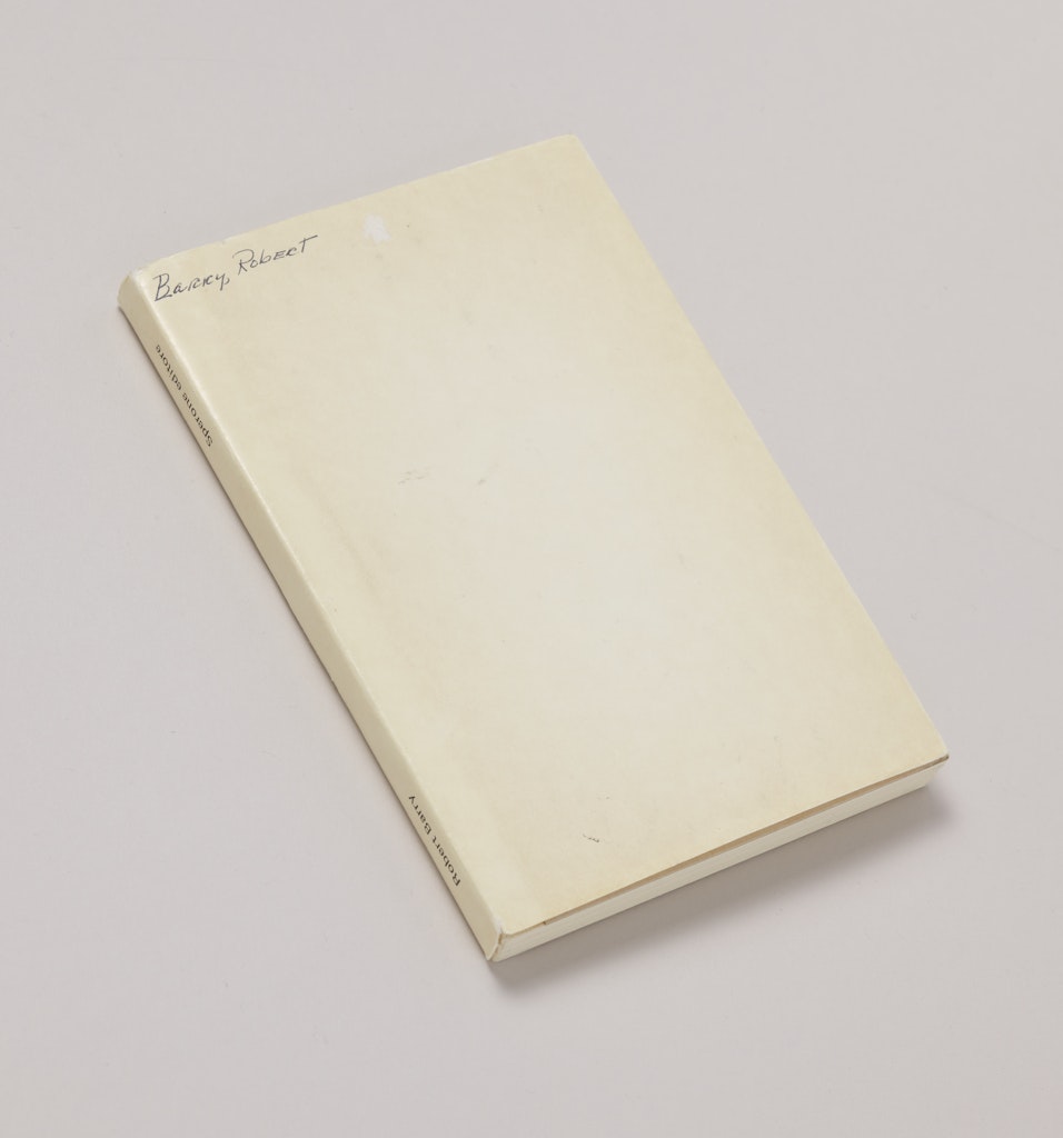 Robert Barry 1969-70