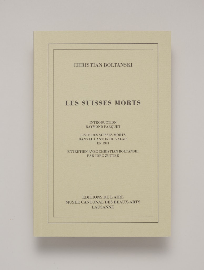 Les Suisses Morts: Lists des Suisses Morts dans le Canton du Valais 1991