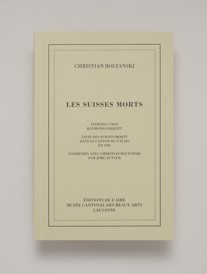 Les Suisses Morts: Lists des Suisses Morts dans le Canton du Valais 1991