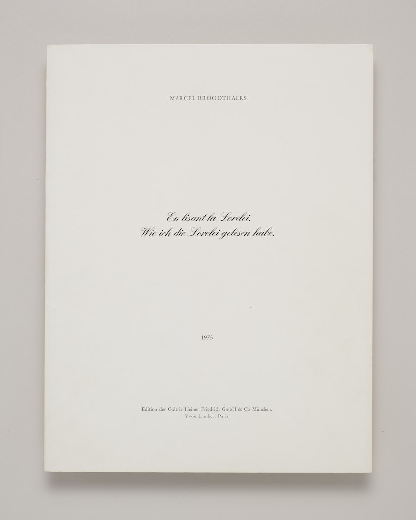 En Lisant la Lorelei = Wie ich die Lorelei gelesen habe