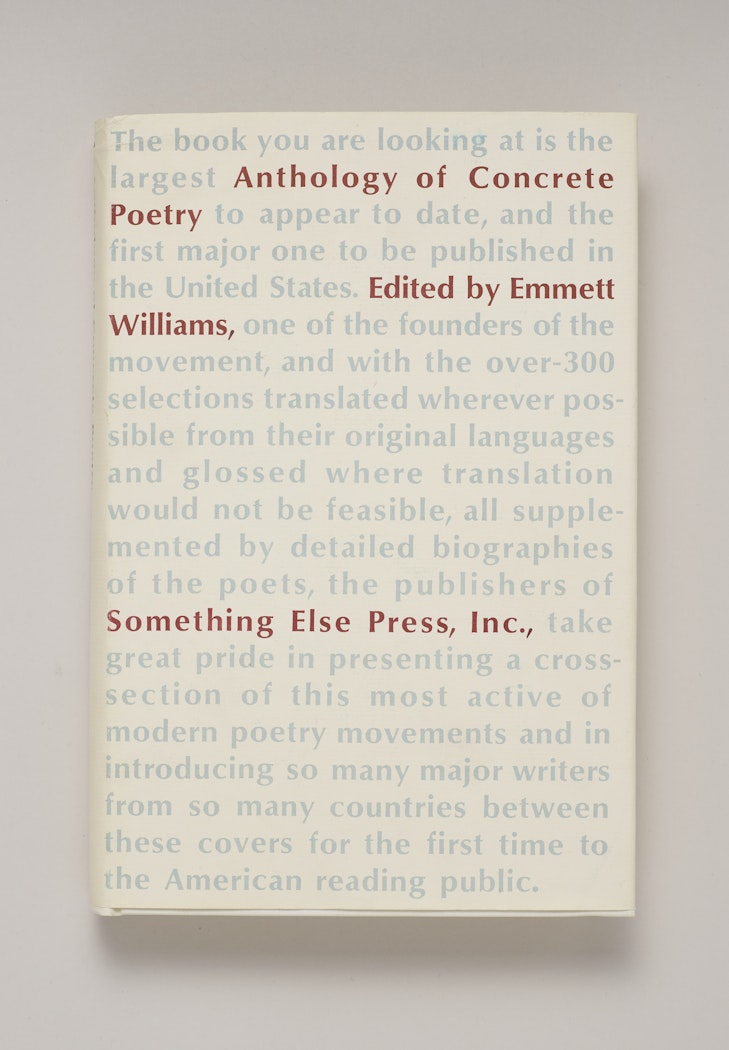 An Anthology of Concrete Poetry