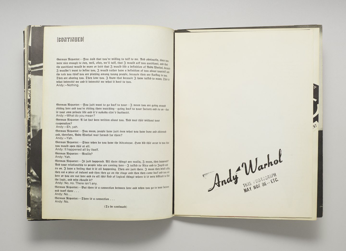Andy Warhol's Index (Book)