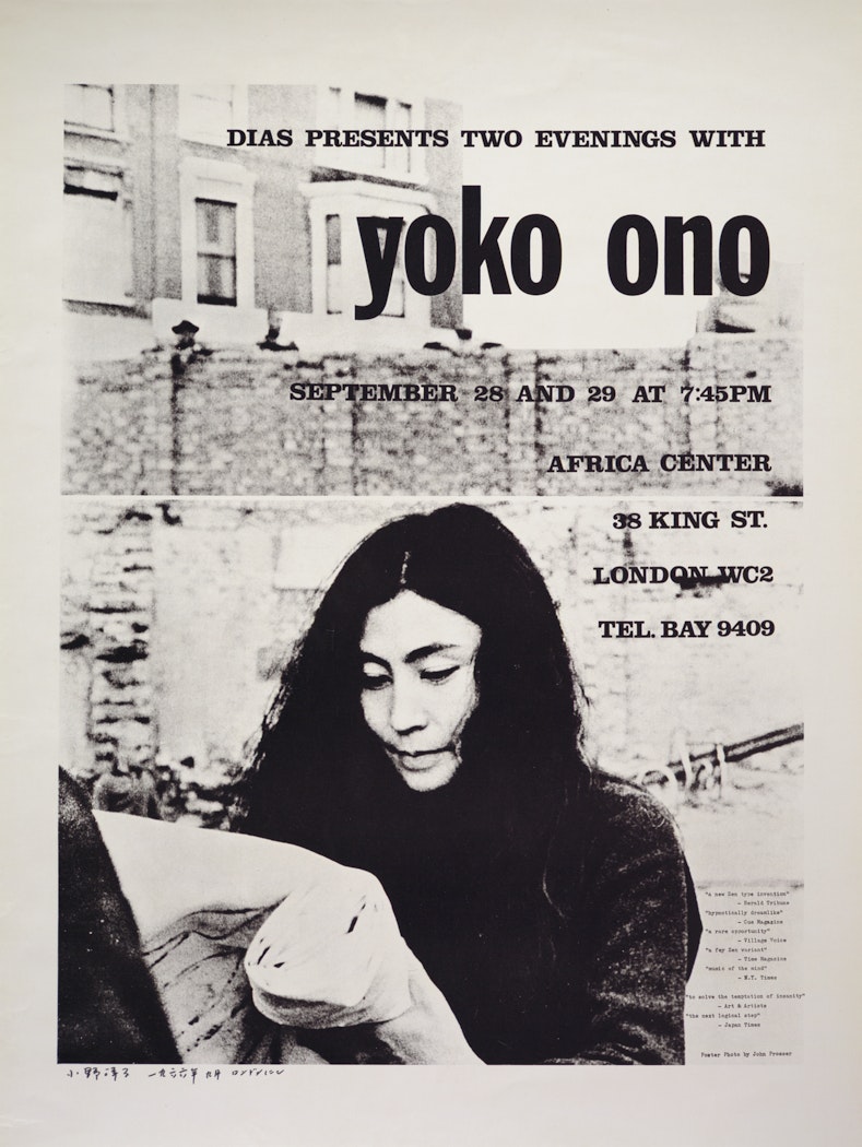 DIAS Presents Two Evenings With Yoko Ono