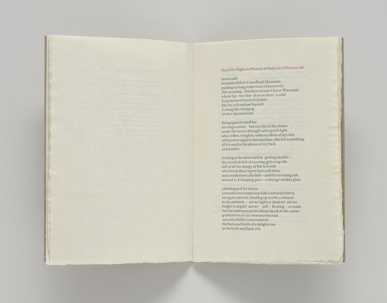 Eyes, Touch, & Change: (or) Weather Conditions at Other Locations: Three Poems
