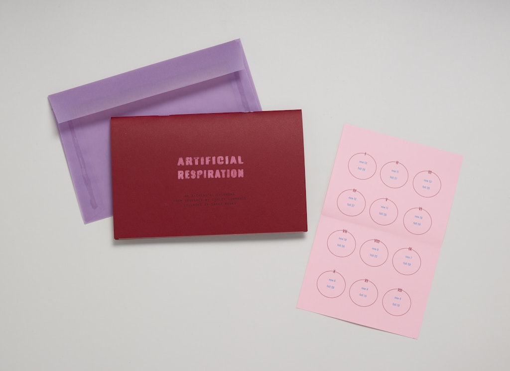 Artificial Respiration: an Alchemical Calendar