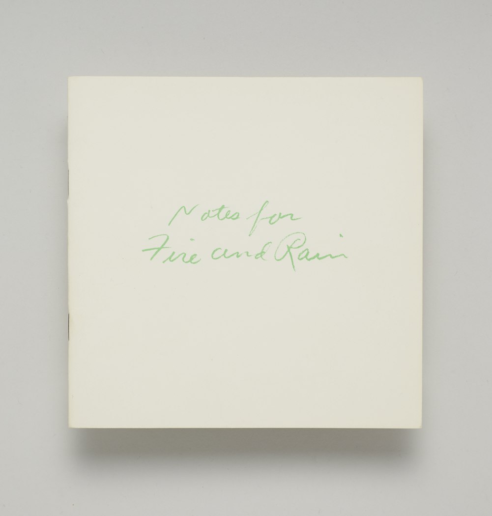 Notes for Fire and Rain