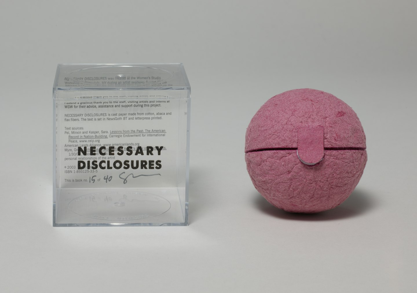 Necessary Disclosures