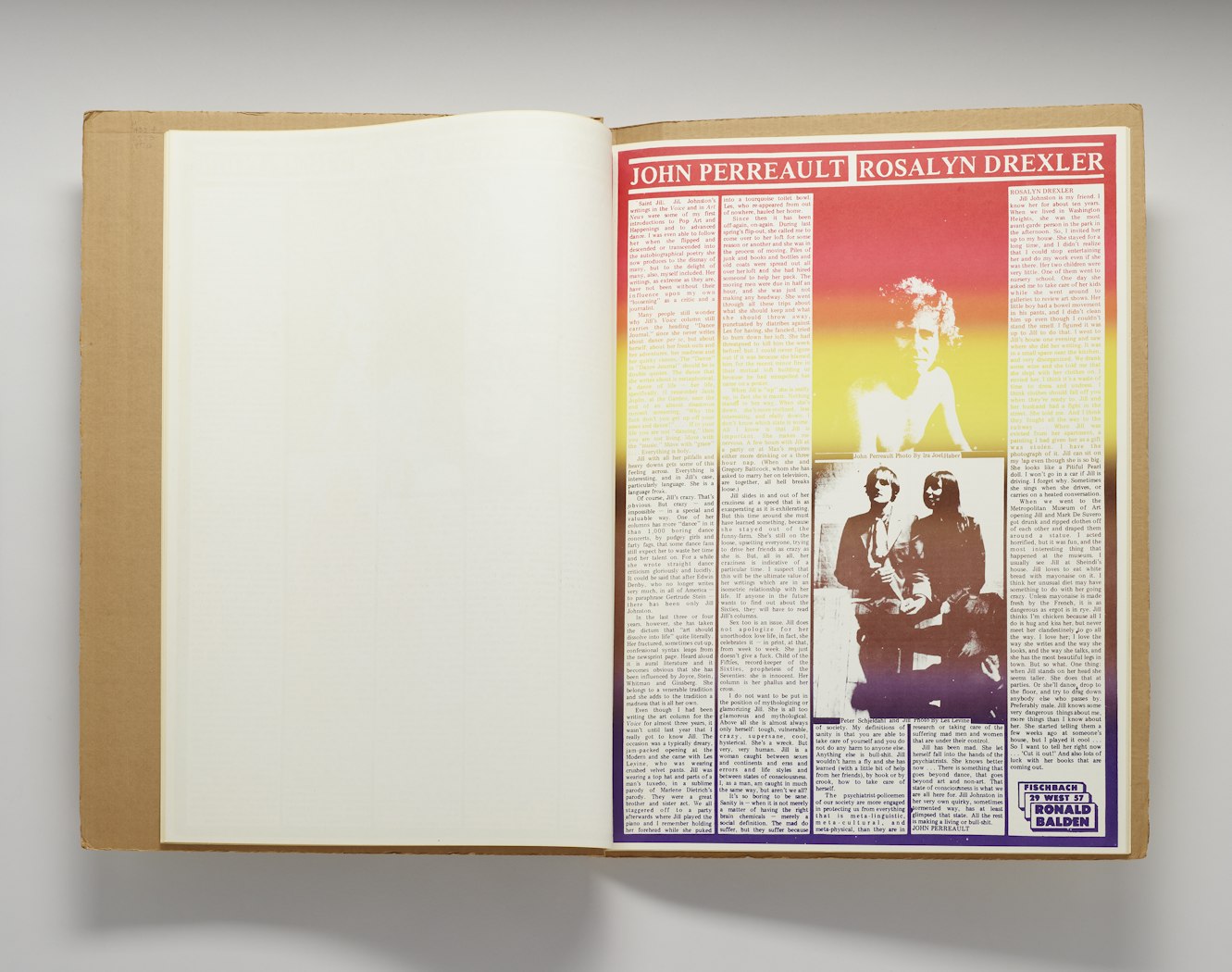 Culture Hero Masterprint: Jill Johnston Exposed