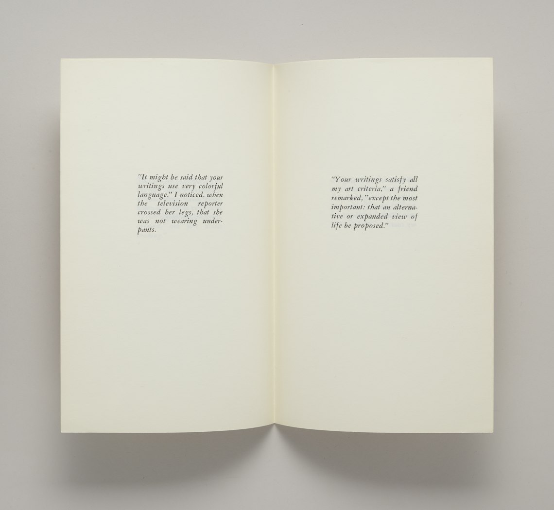 I Asked a Usually Talkative Friend Why She Was So Quiet.  She Finished Her Punch Before Admitting, "I'm Afraid You'll Put Everything I Say Into Your Next Exhibition."