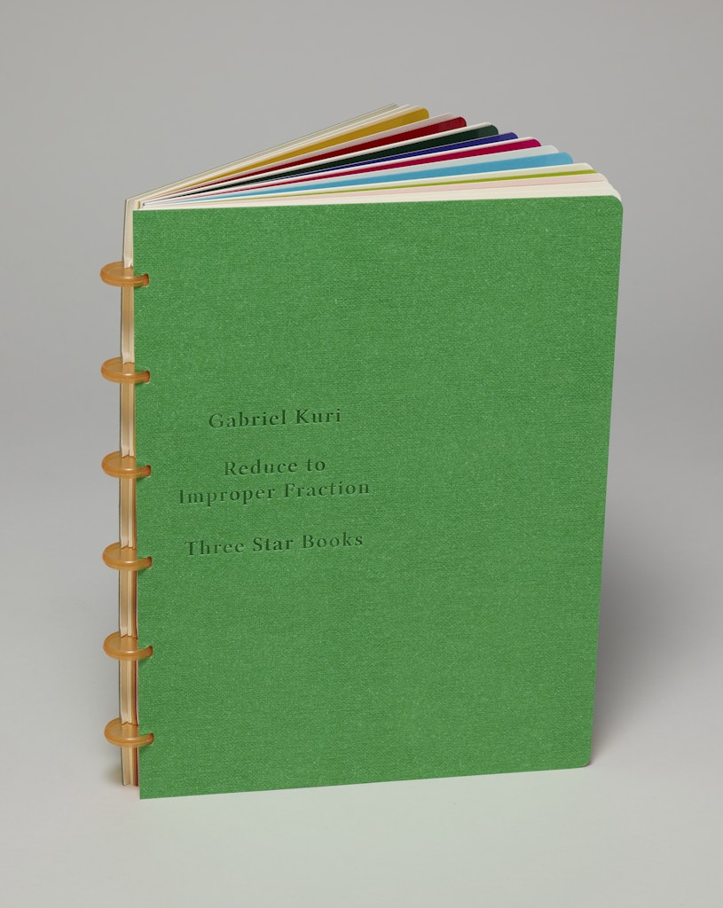 Gabriel Kuri: Reduce to Improper Fraction