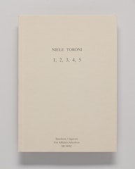 Niele Toroni: 1, 2, 3, 4, 5: Pretexte a un Livre d'Artiste