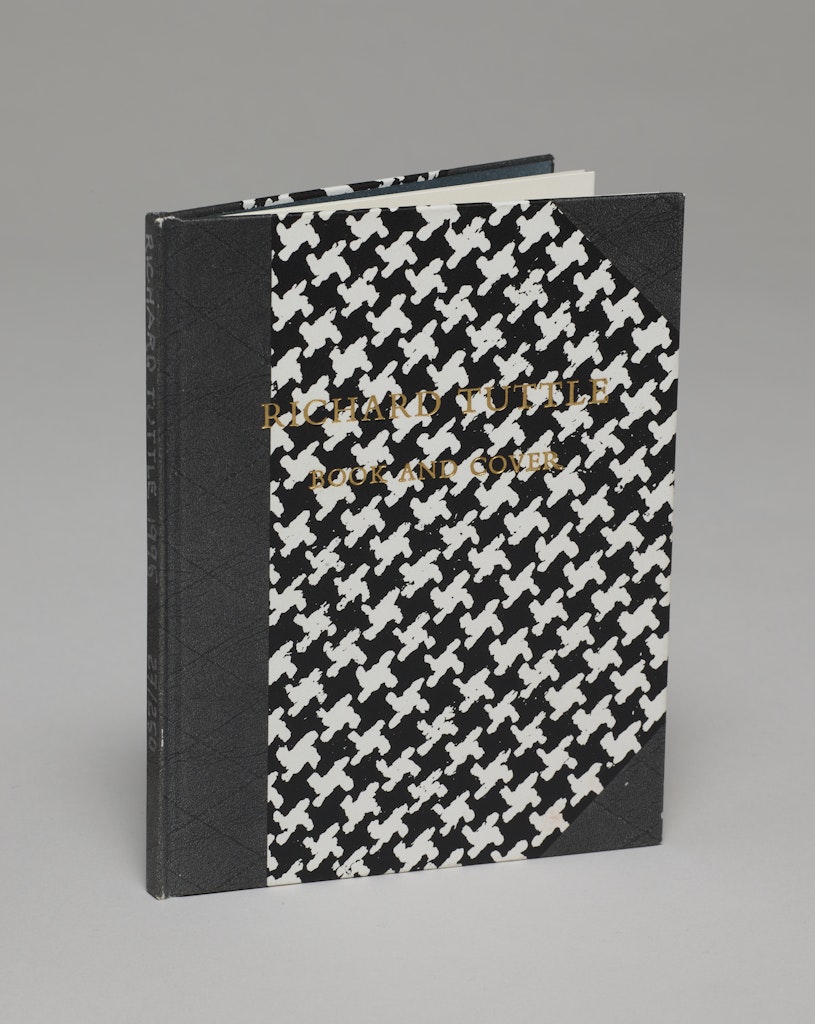 Richard Tuttle: Book and Cover
