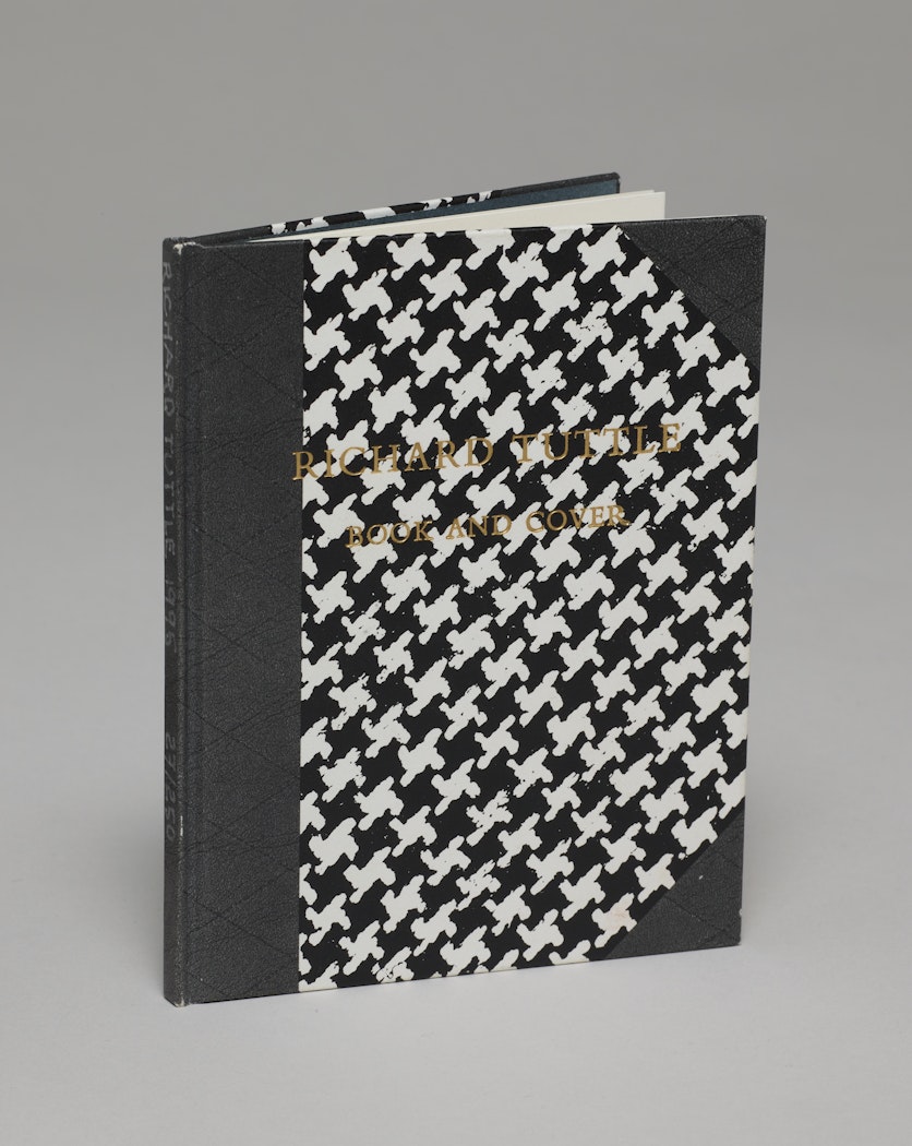 Richard Tuttle: Book and Cover
