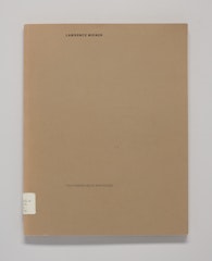 Lawrence Weiner: A selection of works with commentary (Een keuze uit zijn werk met commentaar)