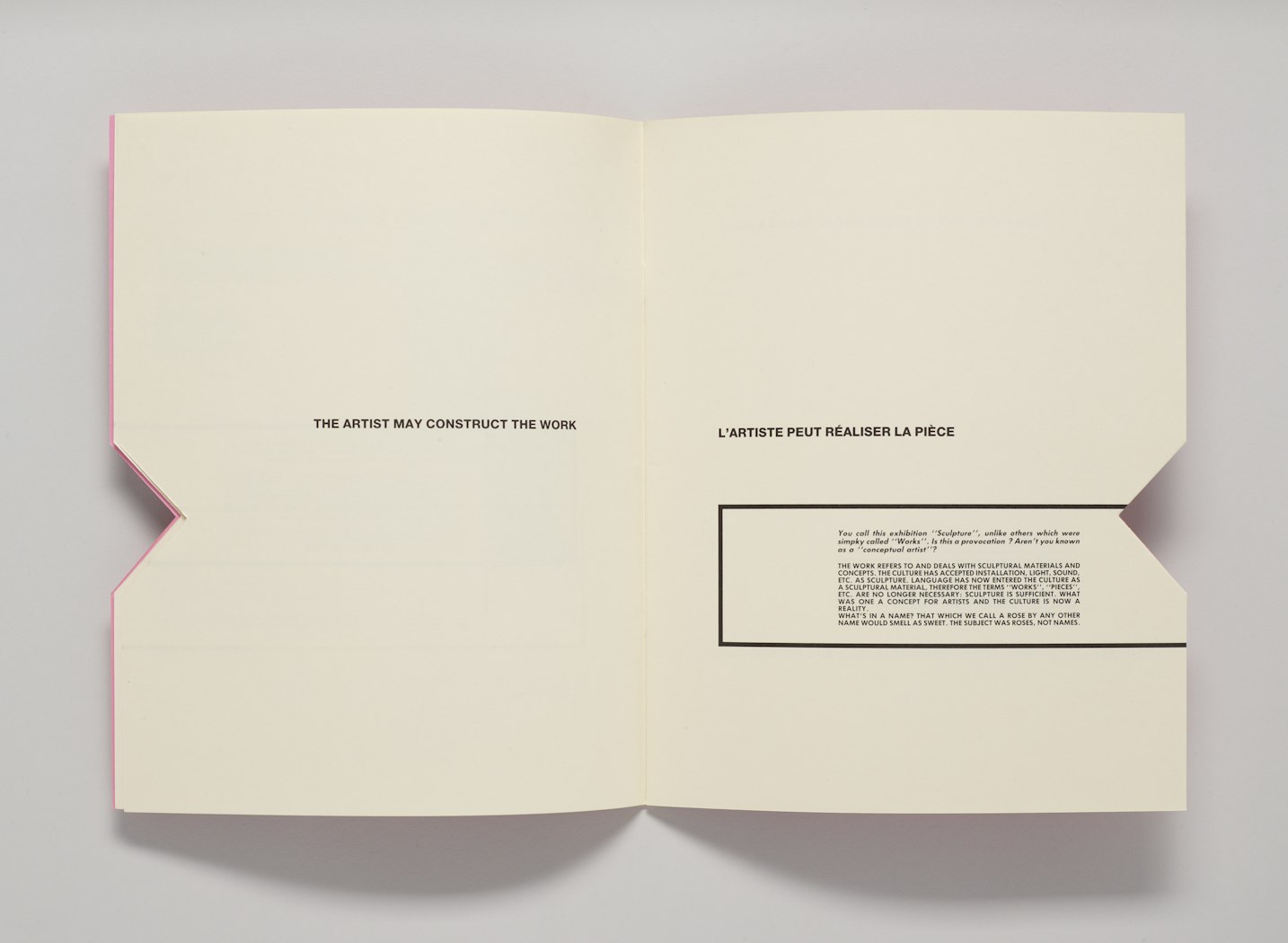 Sculpture: 27 Juin - 22 Septembre 1985