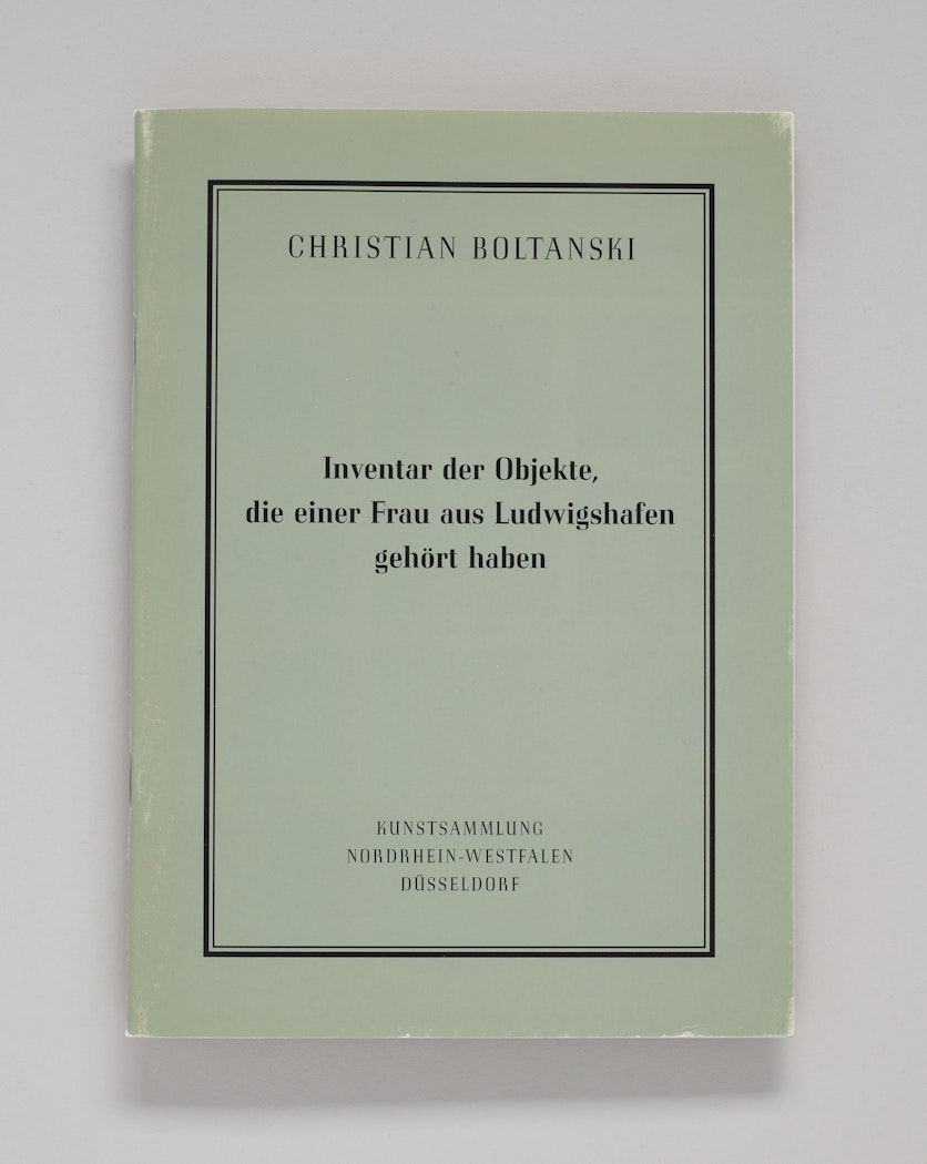 Inventar der Objekte, die Einer Frau aus Ludwigshafen Gehört Haben