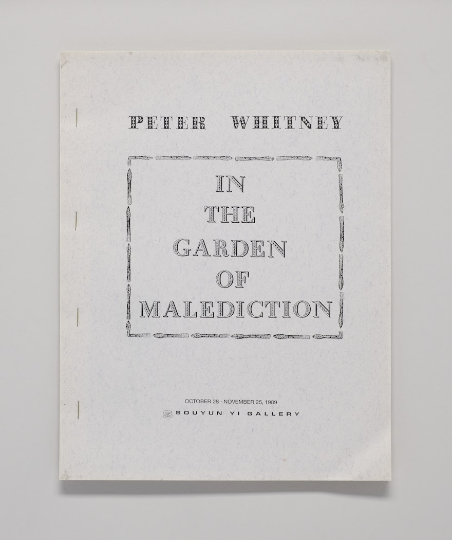 Peter Whitney: In the Garden of Malediction