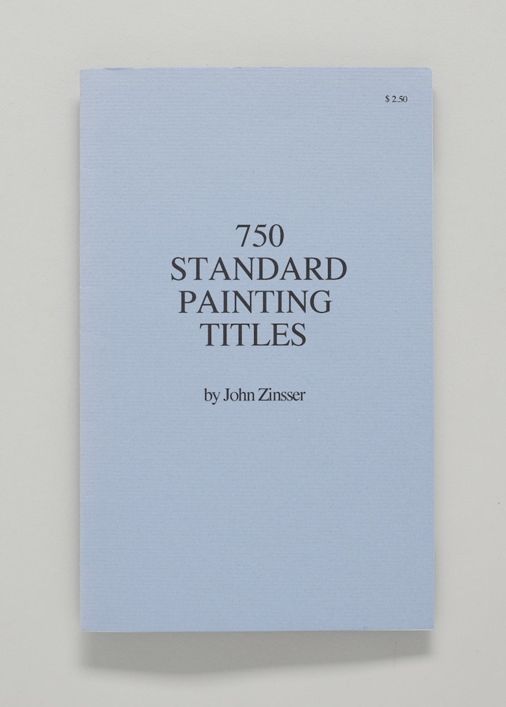 750 Standard Painting Titles