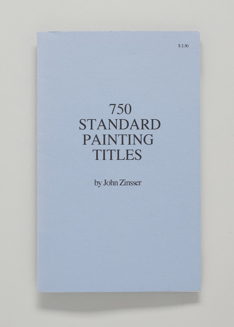 750 Standard Painting Titles
