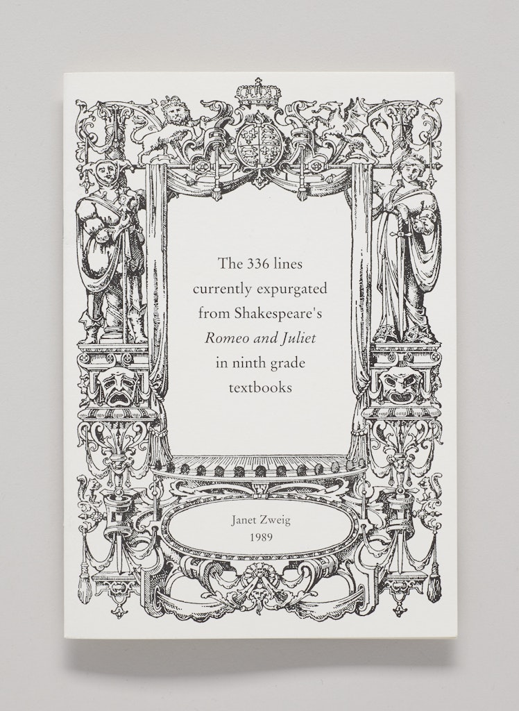 The 336 Lines Currently Expurgated from Shakespeare's Romeo and Juliet in Ninth Grade Textbooks