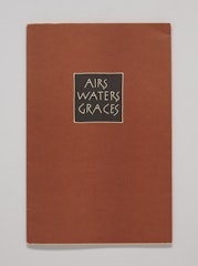Airs, Waters, Graces