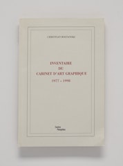 Inventaire du Cabinet d'Art Graphique, 1977-1998