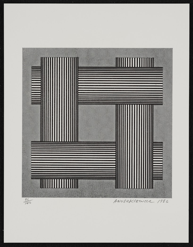 Trans' lumina Graphic from the American Abstract Artists Fiftieth Anniversary Print Portfolio