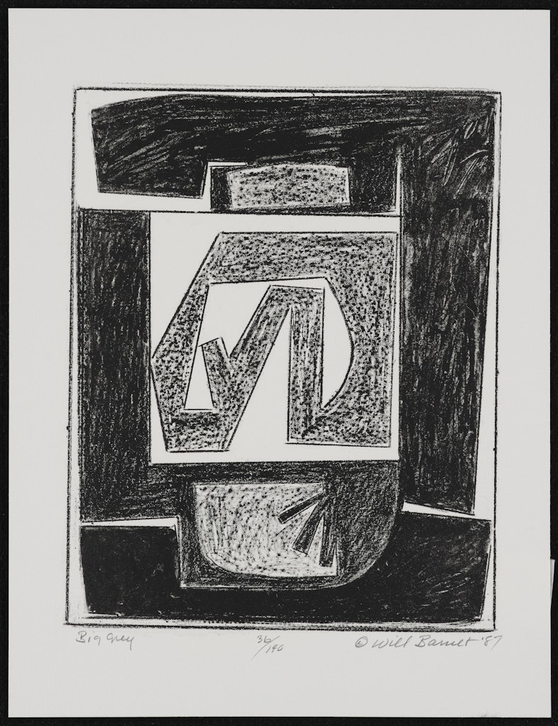 Big Grey from the American Abstract Artists Fiftieth Anniversary Print Portfolio