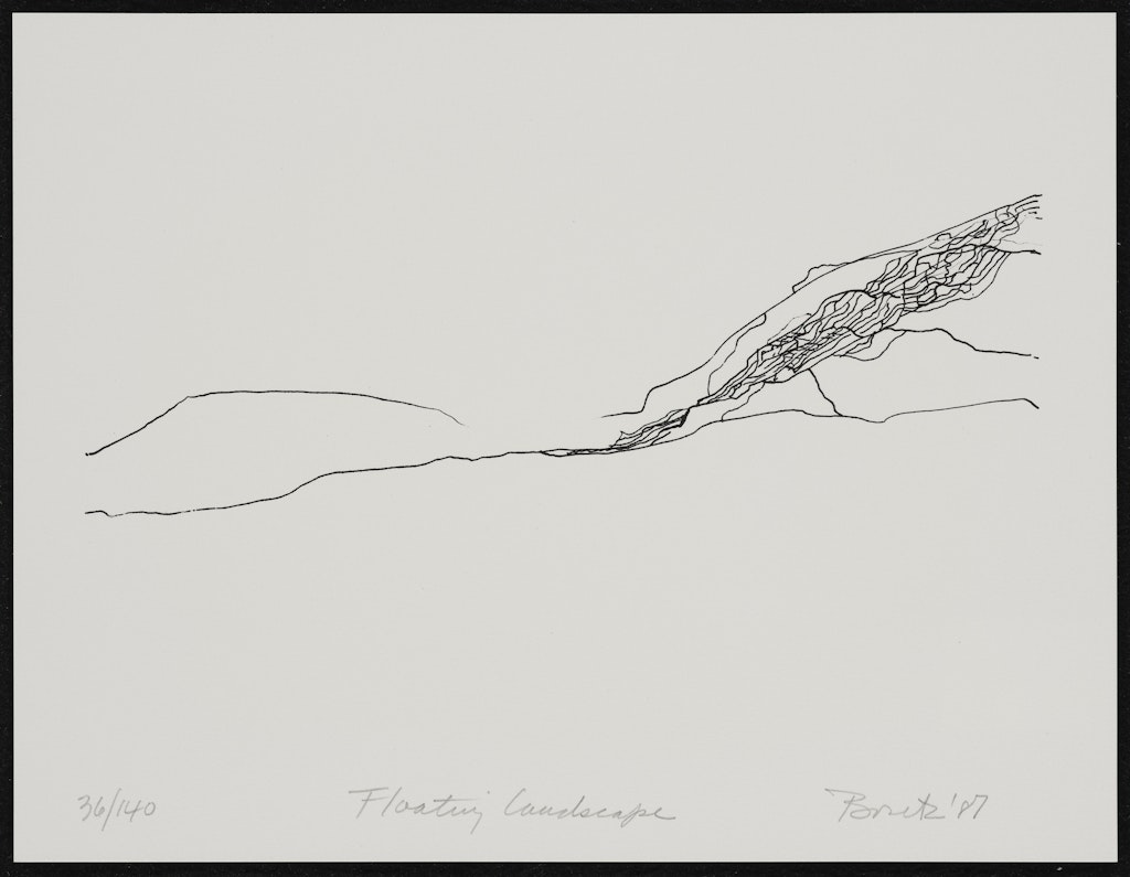 Floating Landscape from the American Abstract Artists Fiftieth Anniversary Print Portfolio