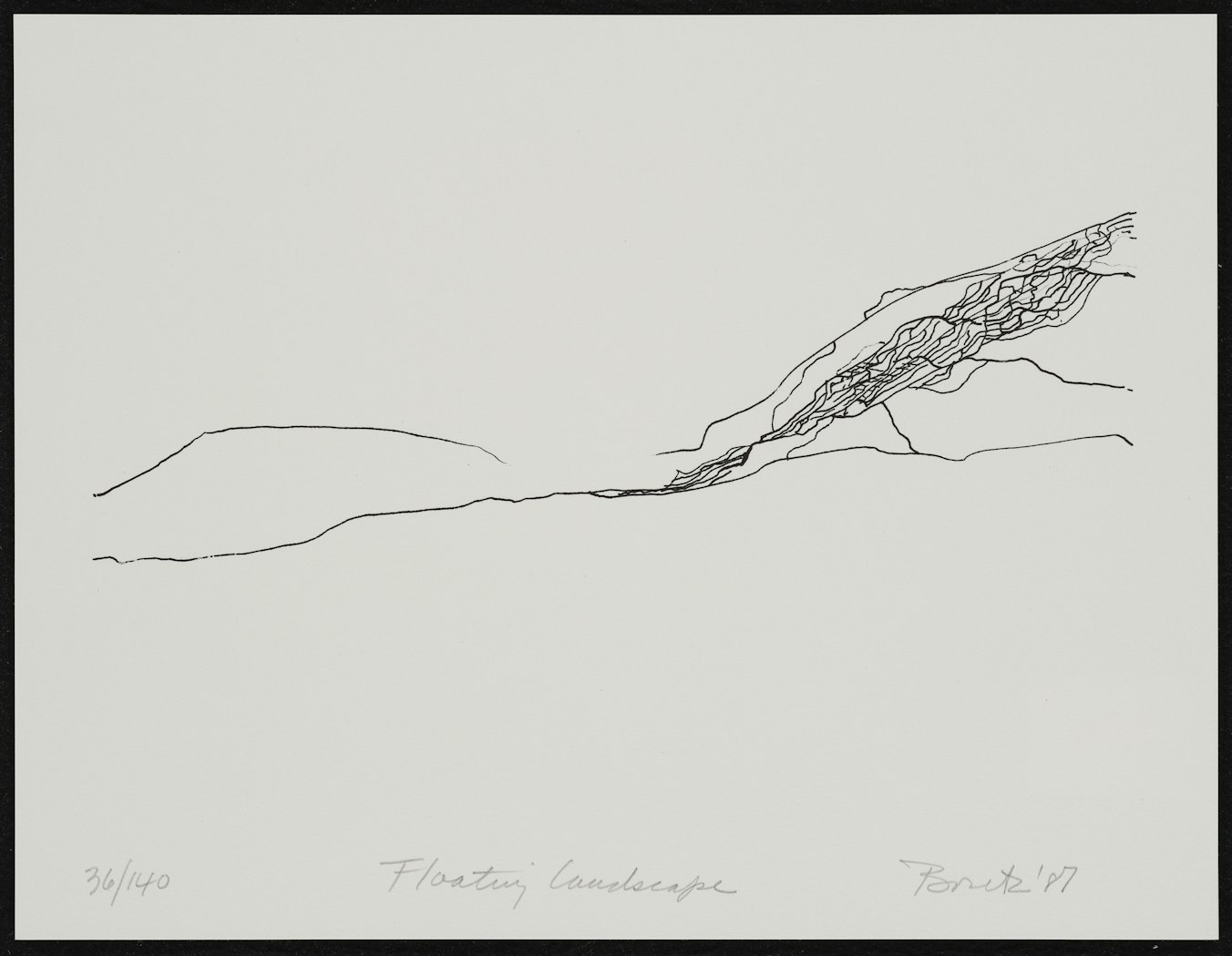 Floating Landscape from the American Abstract Artists Fiftieth Anniversary Print Portfolio