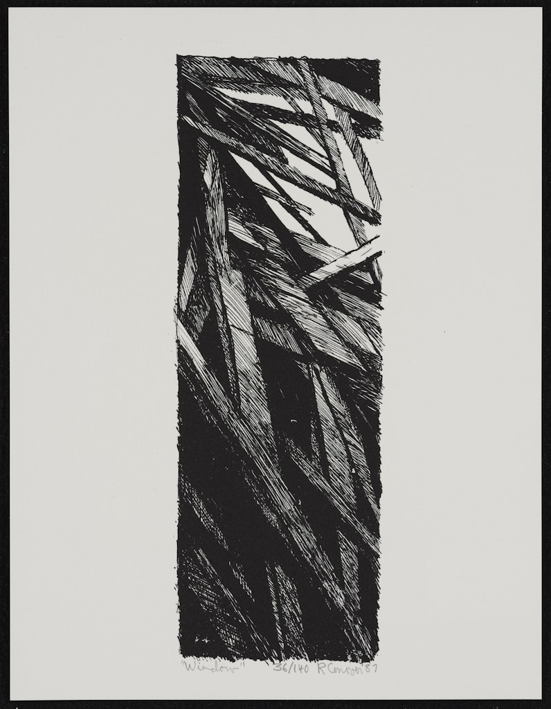 Window from the American Abstract Artists Fiftieth Anniversary Print Portfolio