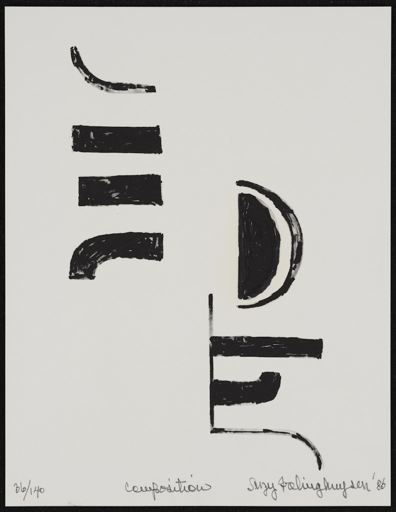 Composition from the American Abstract Artists Fiftieth Anniversary Print Portfolio