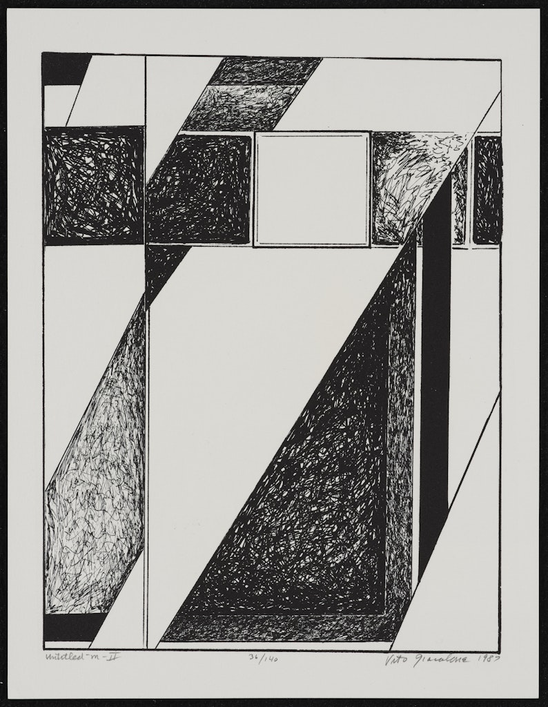 Untitled-M-II from the American Abstract Artists Fiftieth Anniversary Print Portfolio