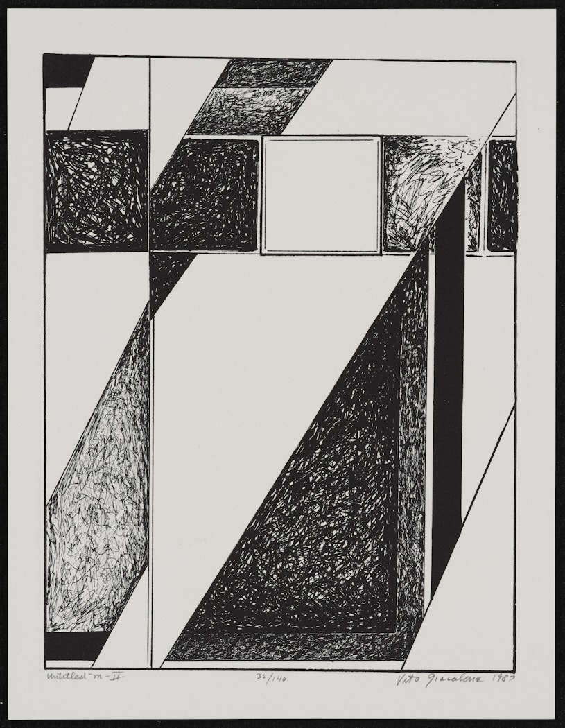 Untitled-M-II from the American Abstract Artists Fiftieth Anniversary Print Portfolio