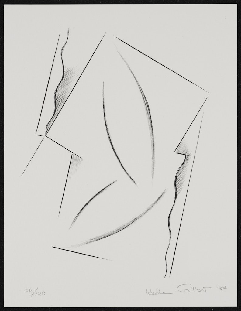 Study for Square Dancer from the American Abstract Artists Fiftieth Anniversary Print Portfolio