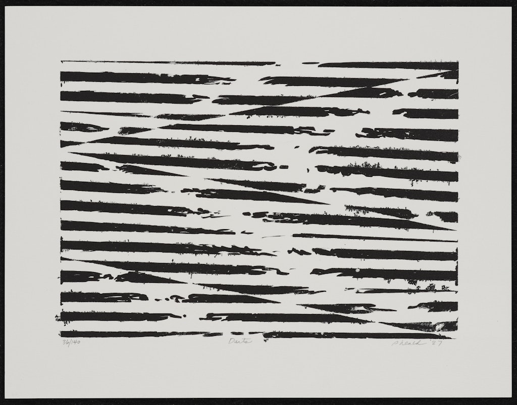 Darts from the American Abstract Artists Fiftieth Anniversary Print Portfolio