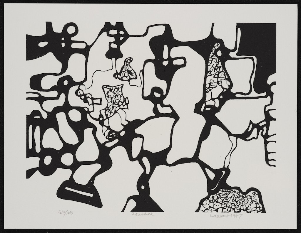 Arachne from the American Abstract Artists Fiftieth Anniversary Print Portfolio