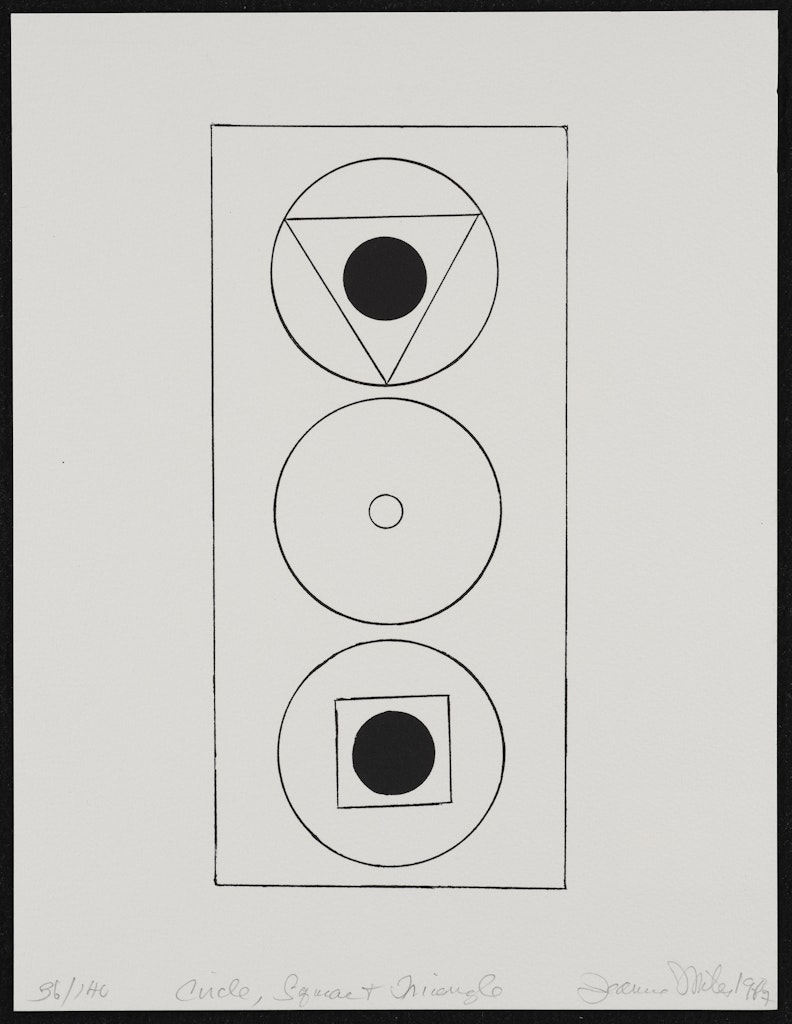 Circle, Square & Triangle from the American Abstract Artists Fiftieth Anniversary Print Portfolio