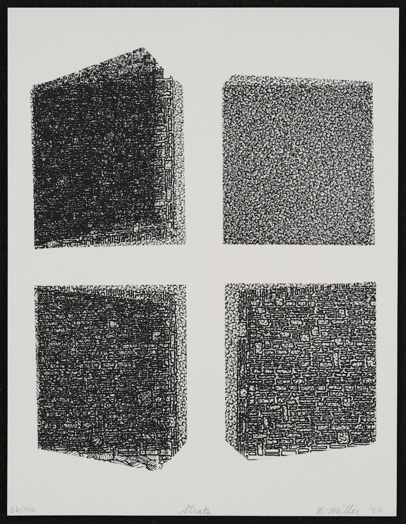 Strata from the American Abstract Artists Fiftieth Anniversary Print Portfolio