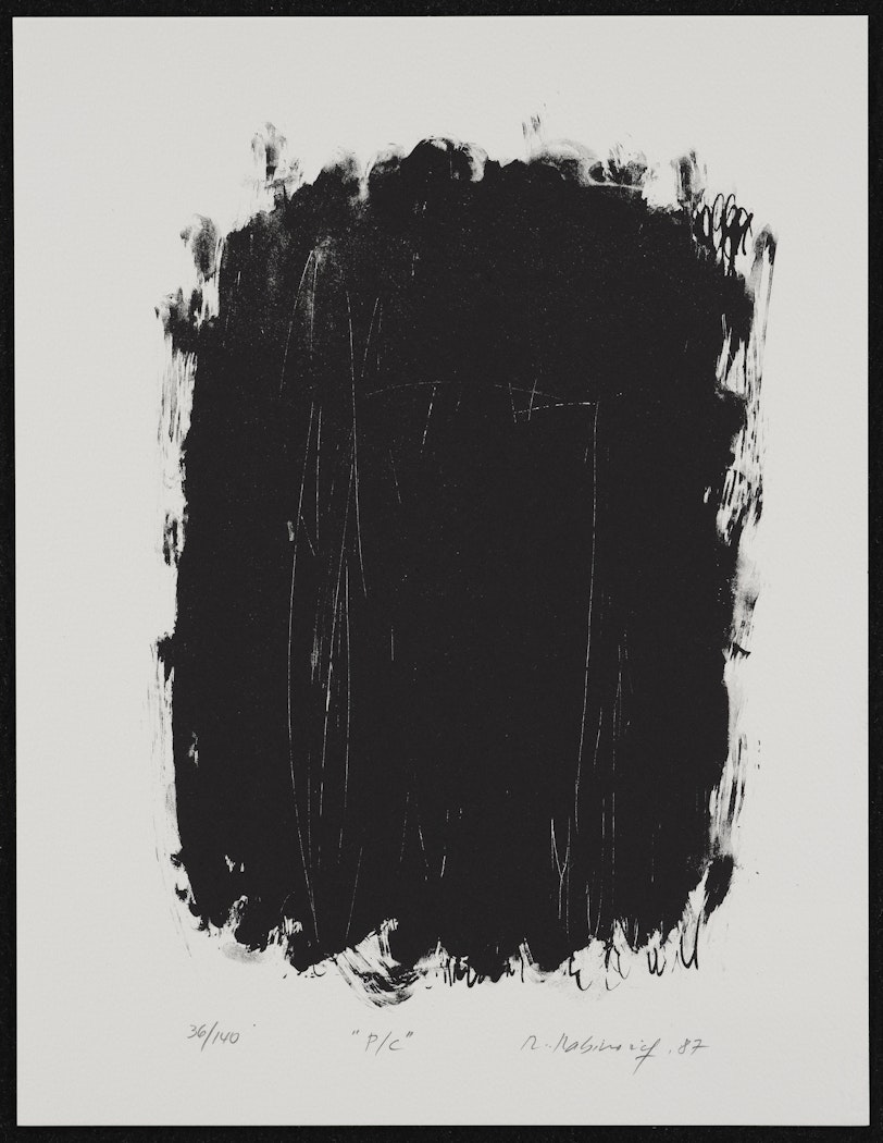 P/C  from the American Abstract Artists Fiftieth Anniversary Print Portfolio
