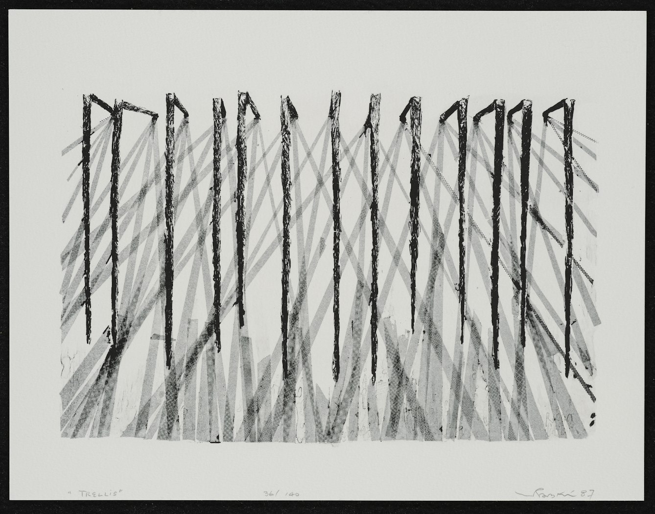 Trellis from the American Abstract Artists Fiftieth Anniversary Print Portfolio