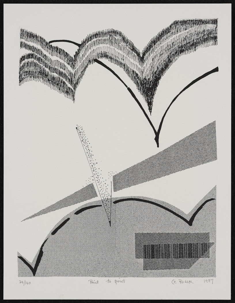 Point to Point from the American Abstract Artists Fiftieth Anniversary Print Portfolio