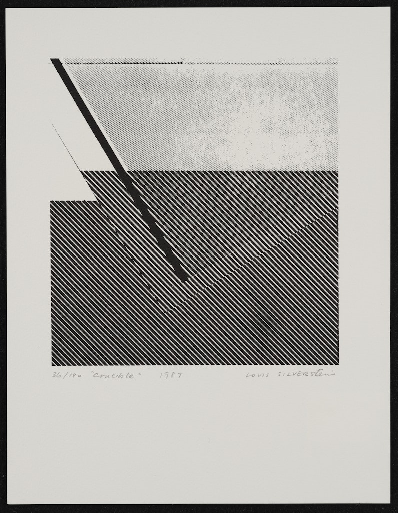 Crucible from the American Abstract Artists Fiftieth Anniversary Print Portfolio