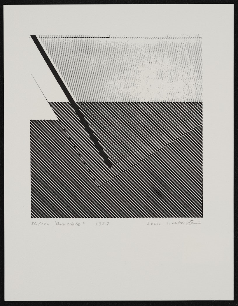 Crucible from the American Abstract Artists Fiftieth Anniversary Print Portfolio