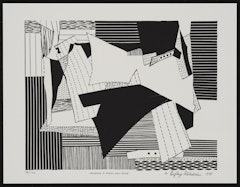 Variation in Black-and-White from the American Abstract Artists Fiftieth Anniversary Print Portfolio