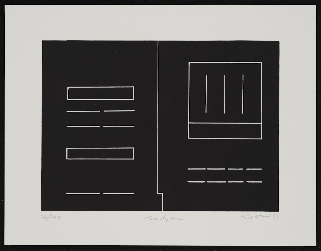 Two Systems from the American Abstract Artists Fiftieth Anniversary Print Portfolio