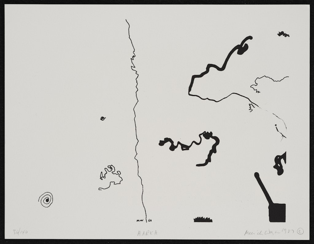 Aarka from the American Abstract Artists Fiftieth Anniversary Print Portfolio